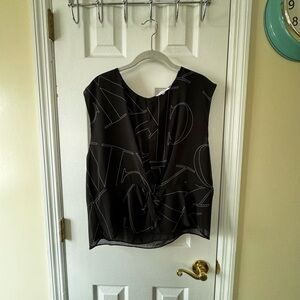 Calvin Klein layered blouse xl